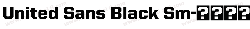 United Sans Black Sm字体转换